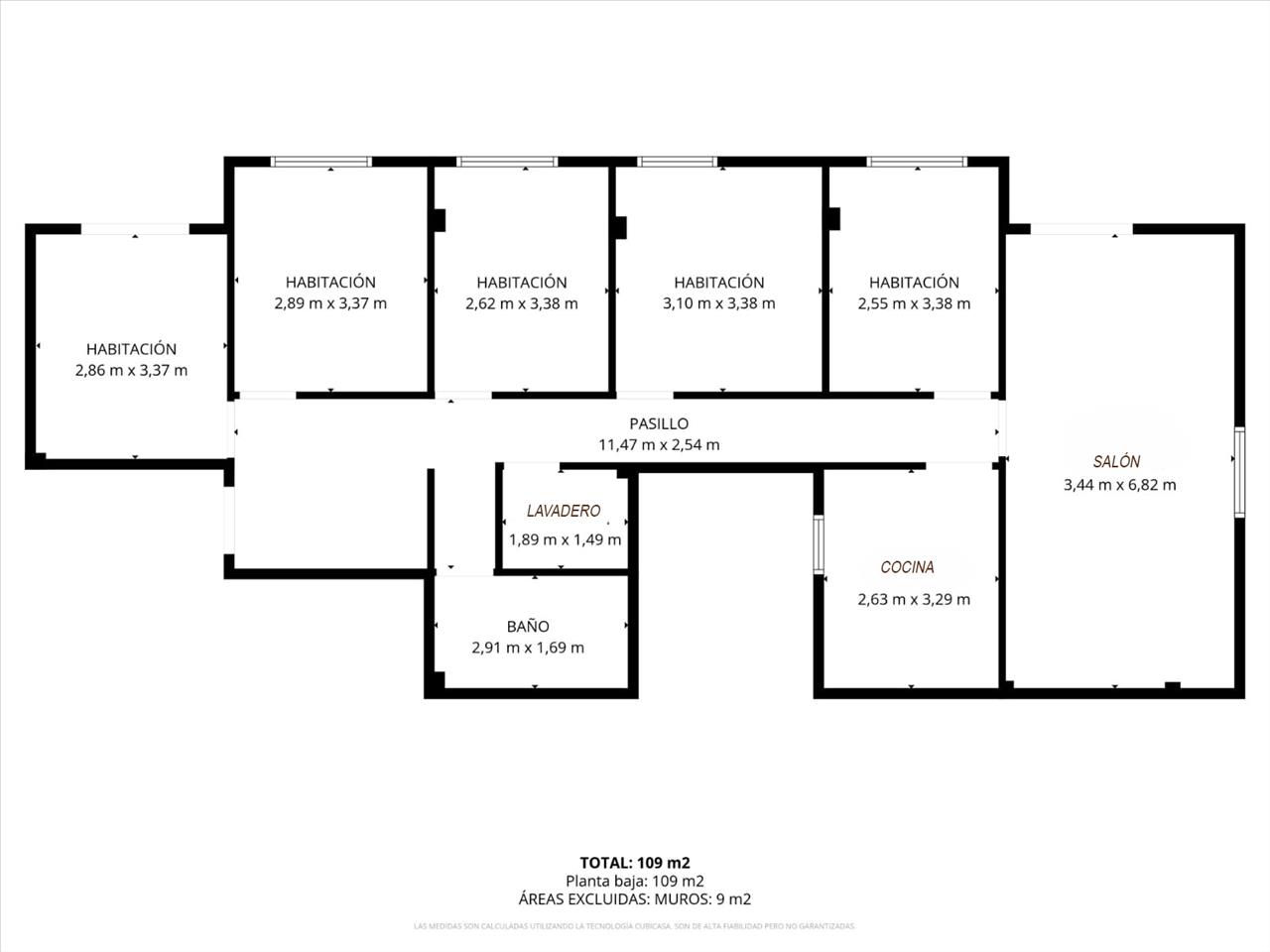 Piso en venta en Sagunto/Sagunt Valencia Número 19
